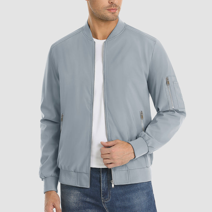 Men's Bomber Jacket  Waterproof Lightweight Jacket - MAGCOMSEN