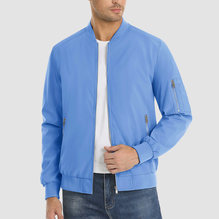 Men's Bomber Jacket  Waterproof Lightweight Jacket - MAGCOMSEN