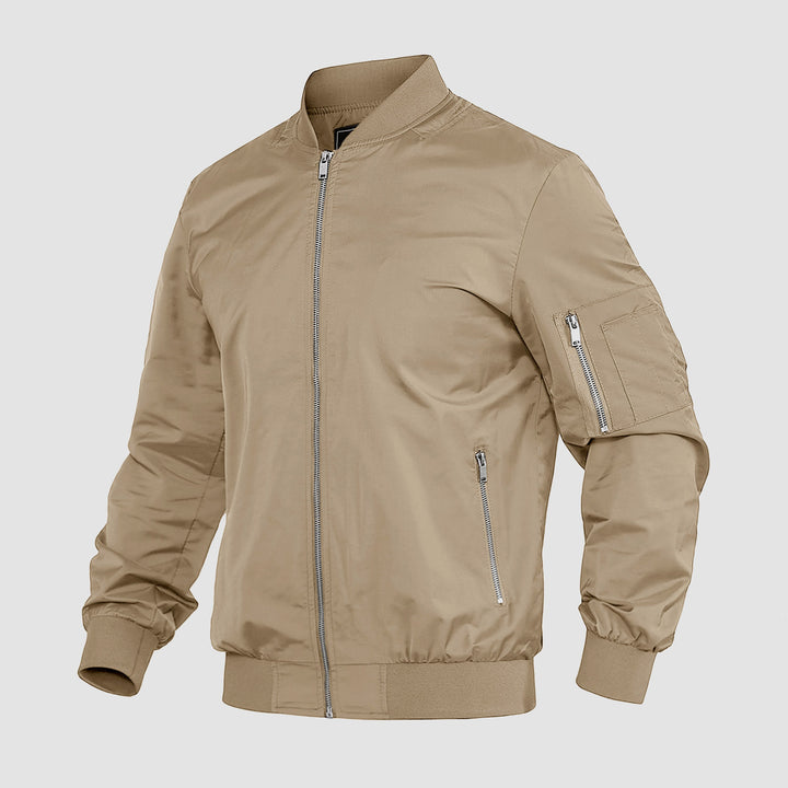 Men's Bomber Jacket  Waterproof Lightweight Jacket - MAGCOMSEN