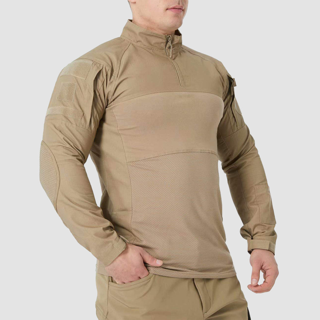 Men Army Tactical SWAT Soldiers Military Combat Long Sleeve Training Security Guard Shirt