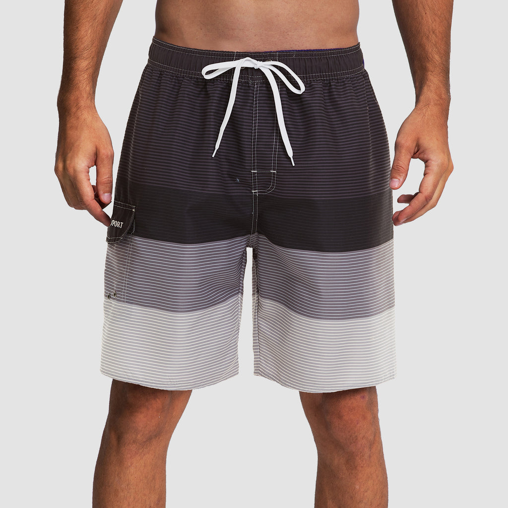 Men's Swimming Trunks with One Pocket Quick Dry Beach Shorts with Mesh Lining