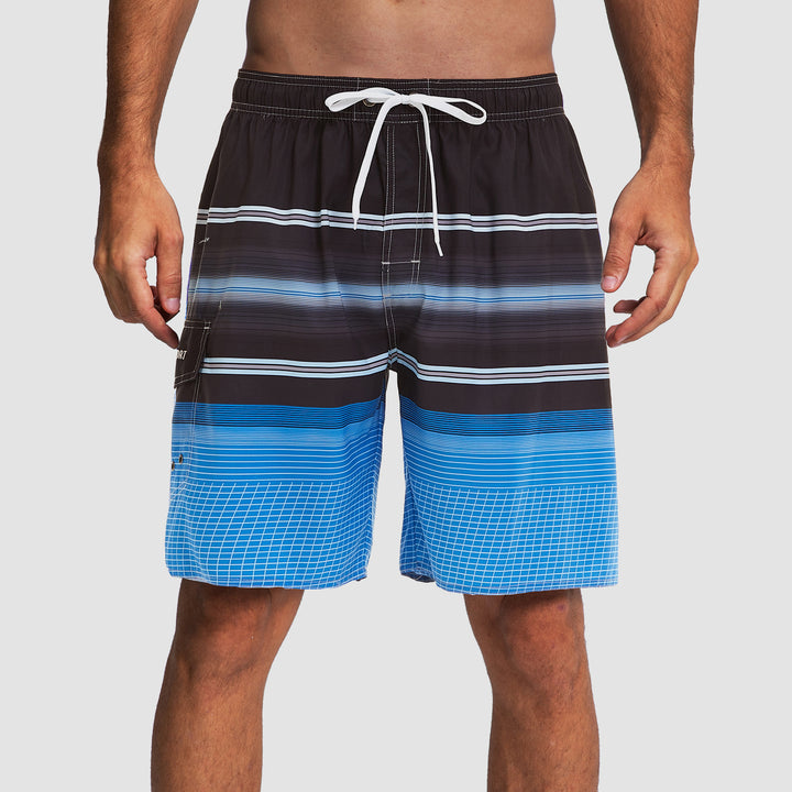 Men's Swimming Trunks with One Pocket Quick Dry Beach Shorts with Mesh Lining