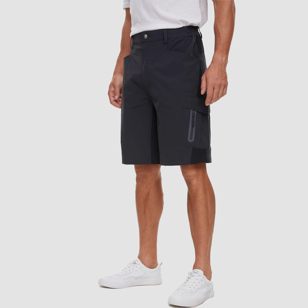 Men's Quick Dry Hiking Shorts with 7 Pockets Athletic Workout Shorts