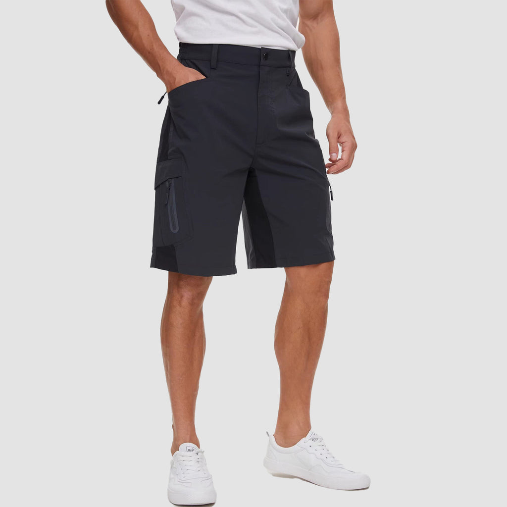 Men's Quick Dry Hiking Shorts with 7 Pockets Athletic Workout Shorts