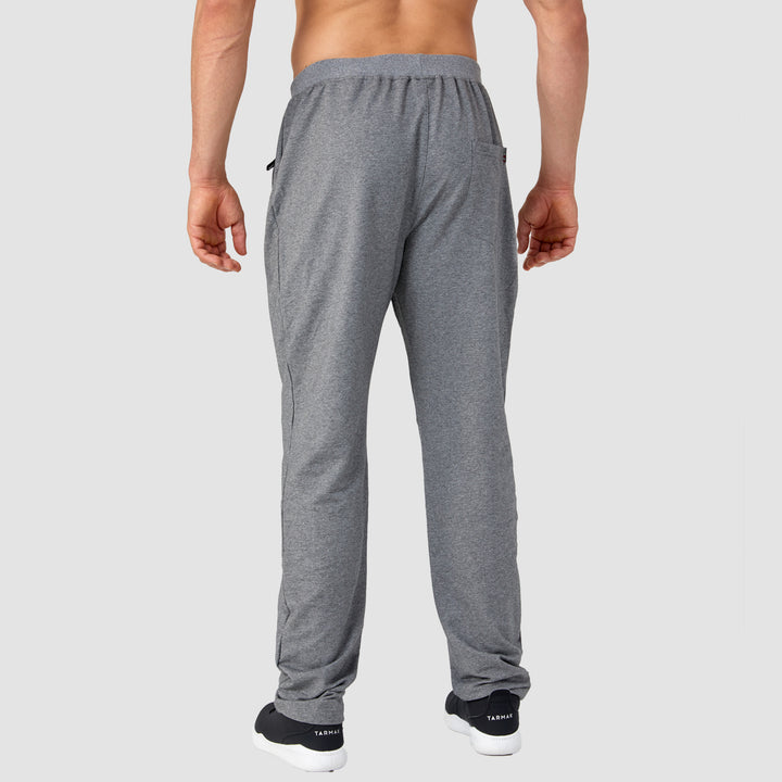 Men Fitness Pants with Two Zip Pockets Fashion Workout Sweatpants