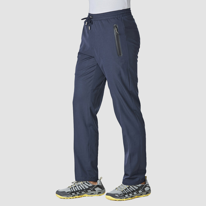 Men Track Summer Lightweight Quick Dry Sweatpants With Zipper Pockets