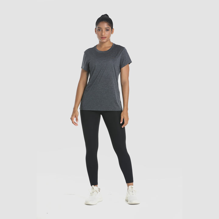 Women's Short Sleeve T-Shirt Quick Dry UPF 50+ Running Workout Tee