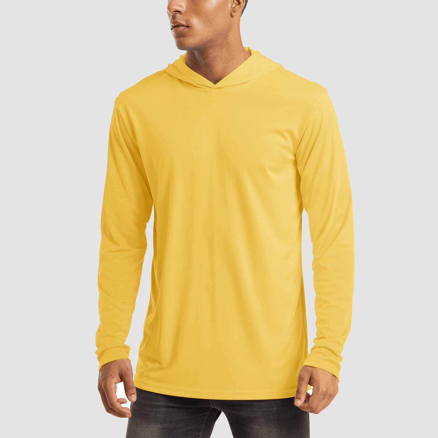 Custom Printed UPF 50 Long Sleeve Hooded Unisex Sunshirt Fishing Shirt  Event Shirt -  Canada
