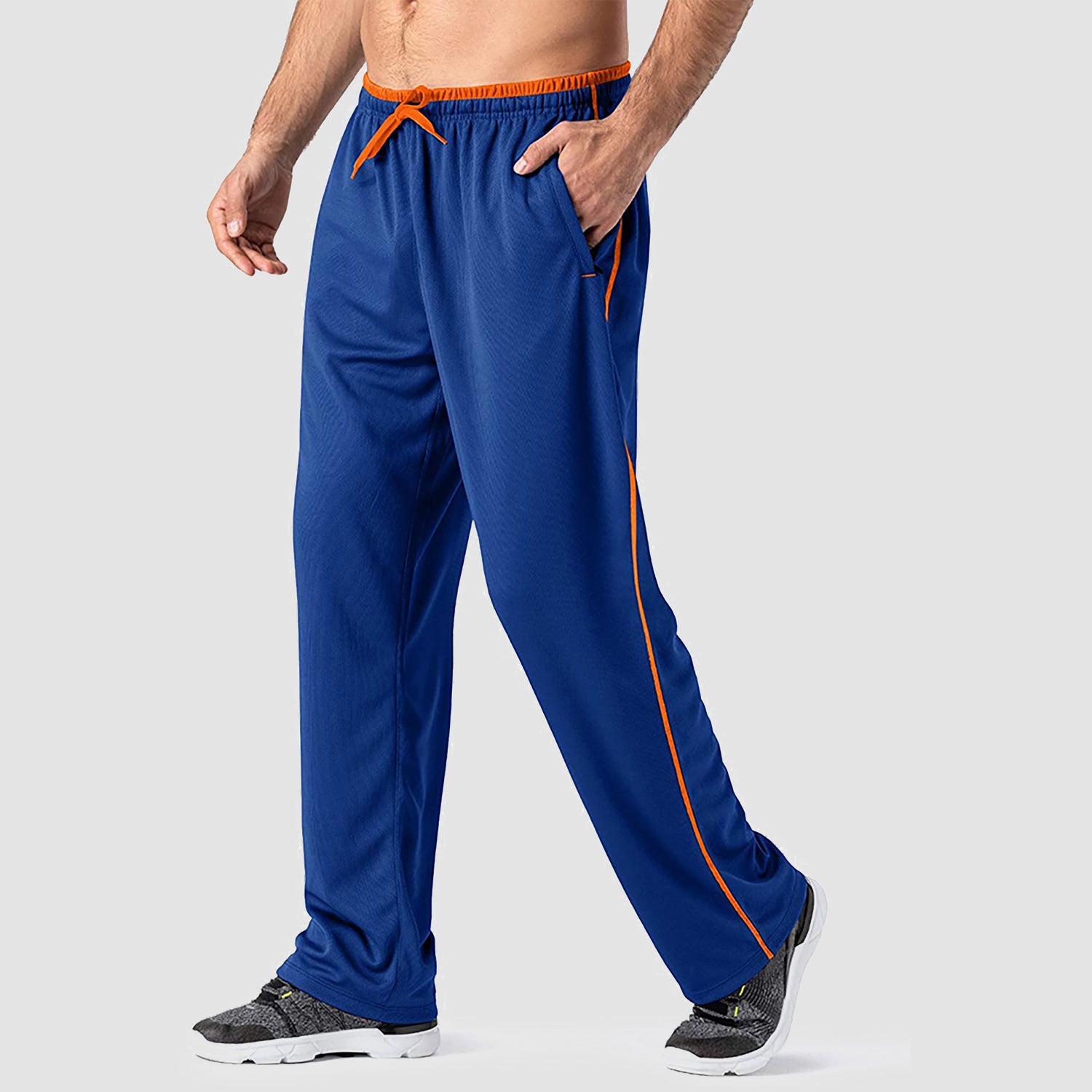 Lightweight Mesh Athletic Sweatpants for Men with Zipper Pockets and  Adjustable Waist | Perfect for Workout, Training, and Daily Wear