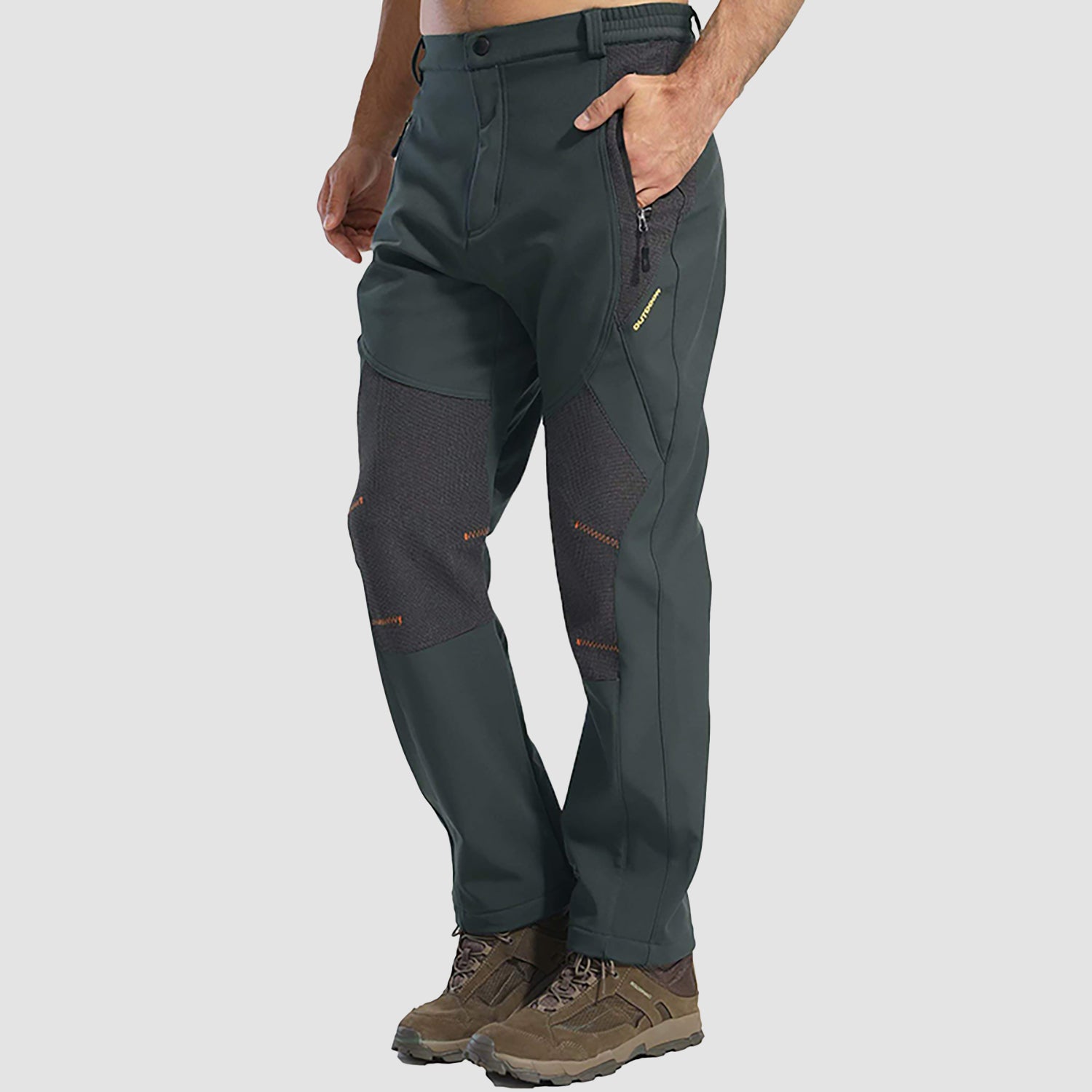 Buy TACVASEN Men's Outdoor Winter Trousers Fleece Softshell Trousers  Water-Resistant Hiking Trousers with Zip Pockets Online at desertcartINDIA