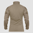 Men's Tactical Military 1/4 Zip Long Sleeve Camo Shirt with Pockets