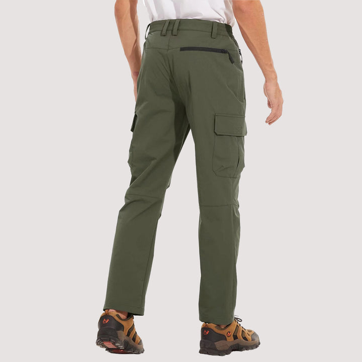 Men's Hiking Pants with 5 Pockets Ripstop Cargo Work Pants Water Repellent Outdoor Tactical Pants