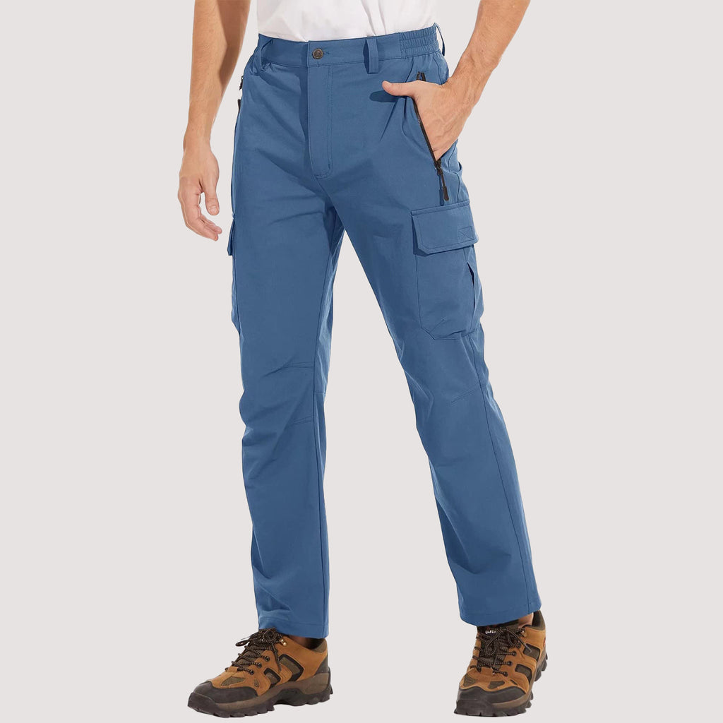 Men's Hiking Pants with 5 Pockets Ripstop Cargo Work Pants Water Repellent Outdoor Tactical Pants