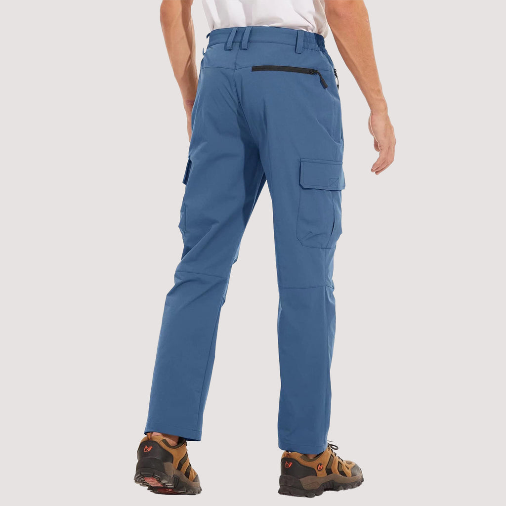 Men's Hiking Pants with 5 Pockets Ripstop Cargo Work Pants Water Repellent Outdoor Tactical Pants