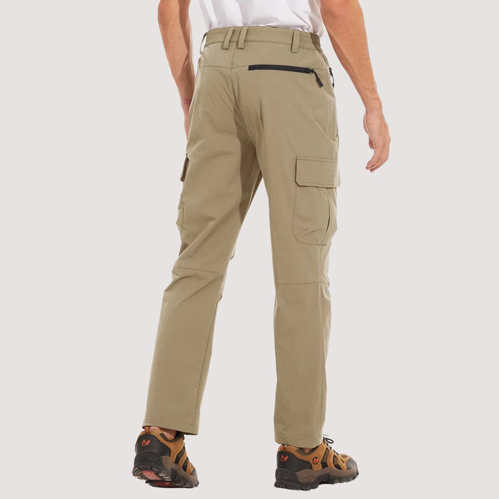 Men's Hiking Pants with 5 Pockets Ripstop Cargo Work Pants Water Repellent Outdoor Tactical Pants