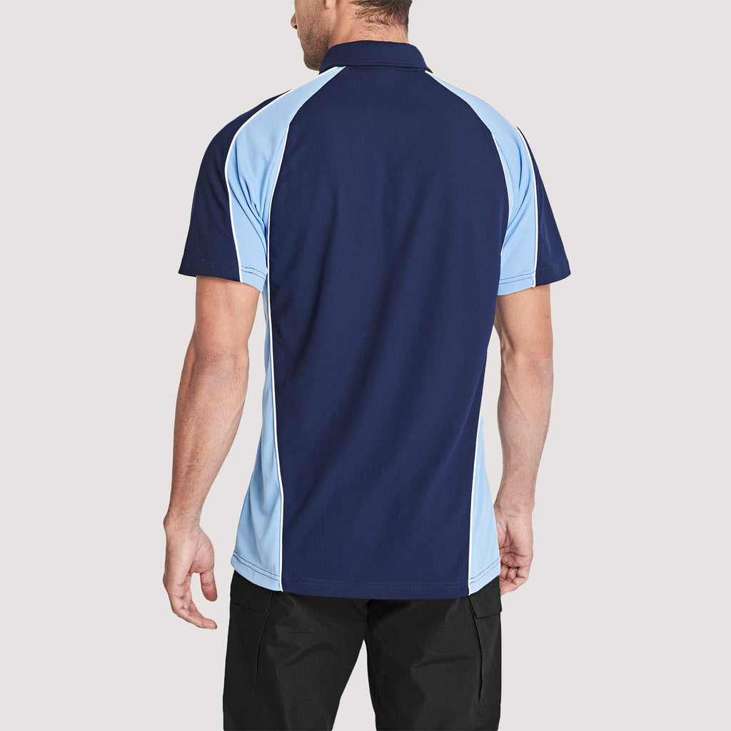 Men's Outdoor Golf Polo Shirts Short Sleeve 3 Button Quick Dry Casucal Polo T-Shirts
