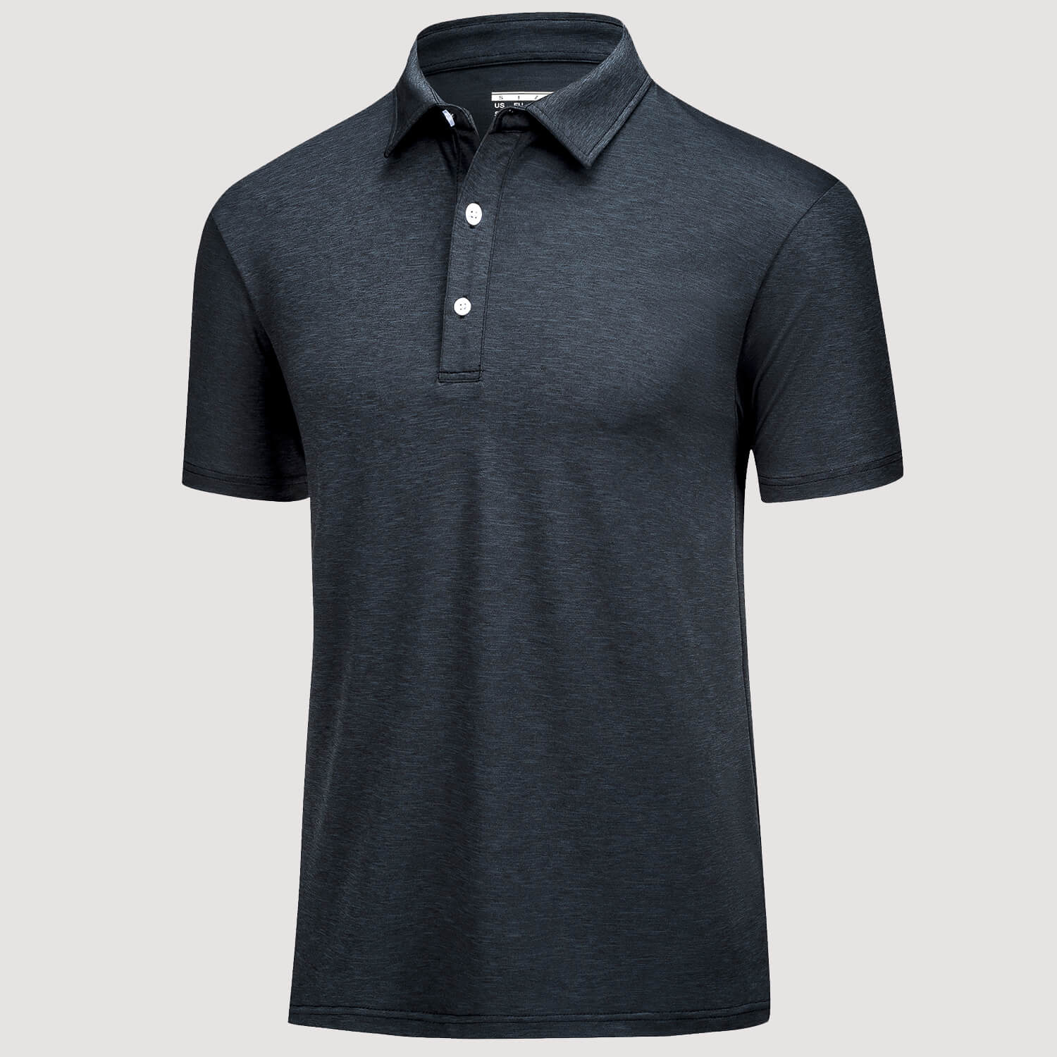 Men's Golf Polo T-Shirts with Buttons Moisture Wicking Sports Shirts