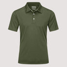 Men's 3 Buttons Casual Work  Quick Dry Short Sleeve Golf Polo Shirt