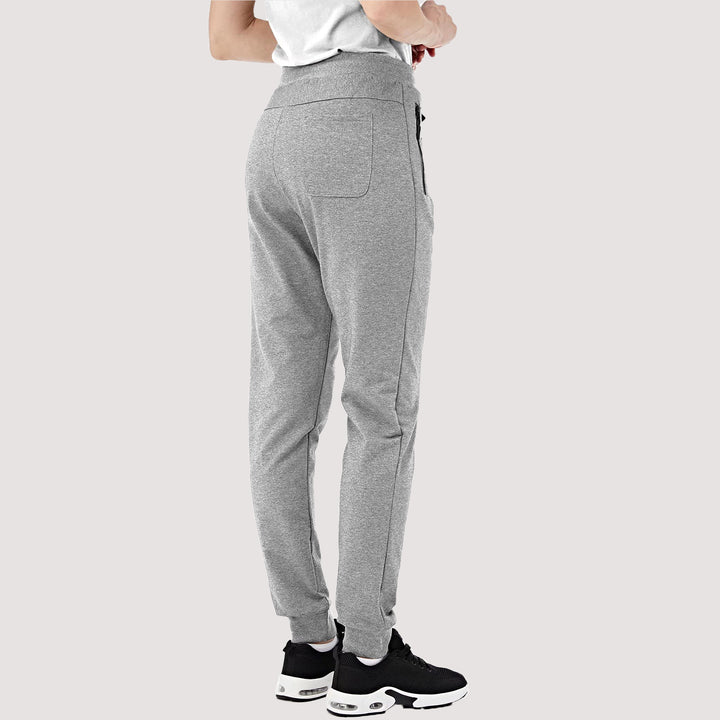 Women's Joggers Pants with Zipper Pockets Workout Gym Pants Running Sweatpants