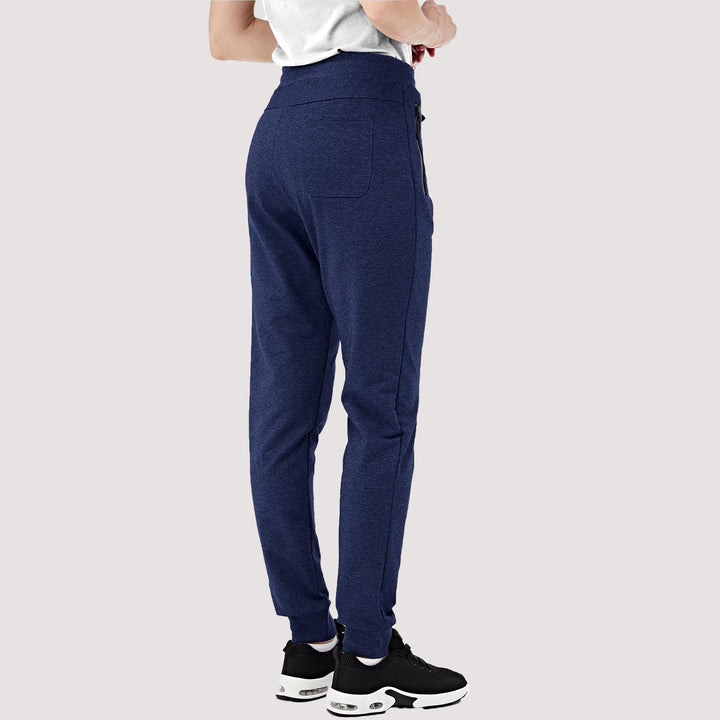 Women's Joggers Pants with Zipper Pockets Workout Gym Pants Running Sweatpants