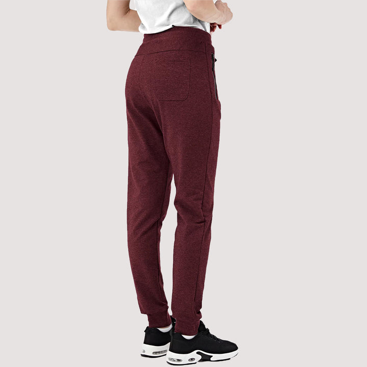 Women's Joggers Pants with Zipper Pockets Workout Gym Pants Running Sweatpants