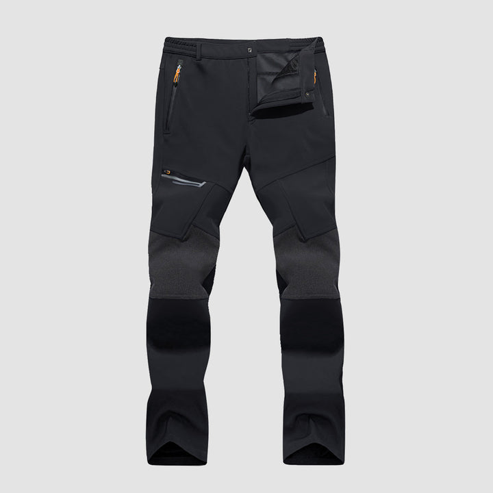 Men's Tactical Trekking Pants with Zipper Pockets Outdoor Ripstop Hiking Trousers - MAGCOMSEN