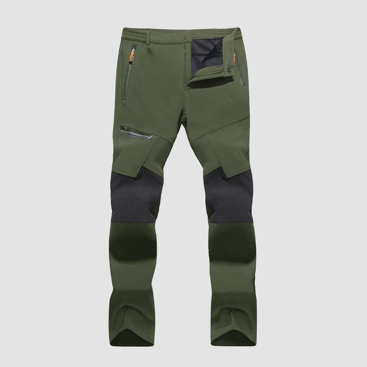 Men's Tactical Trekking Pants with Zipper Pockets Outdoor Ripstop Hiking Trousers - MAGCOMSEN