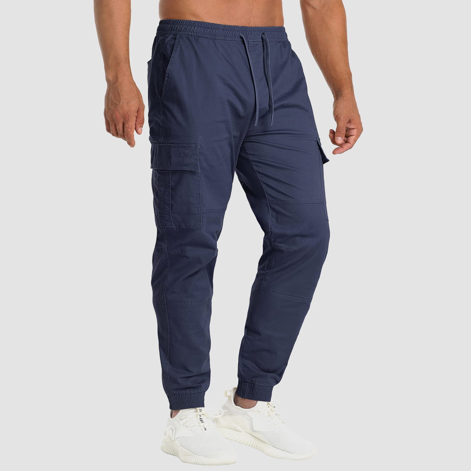 Men's Navy Casual Cargo Pants