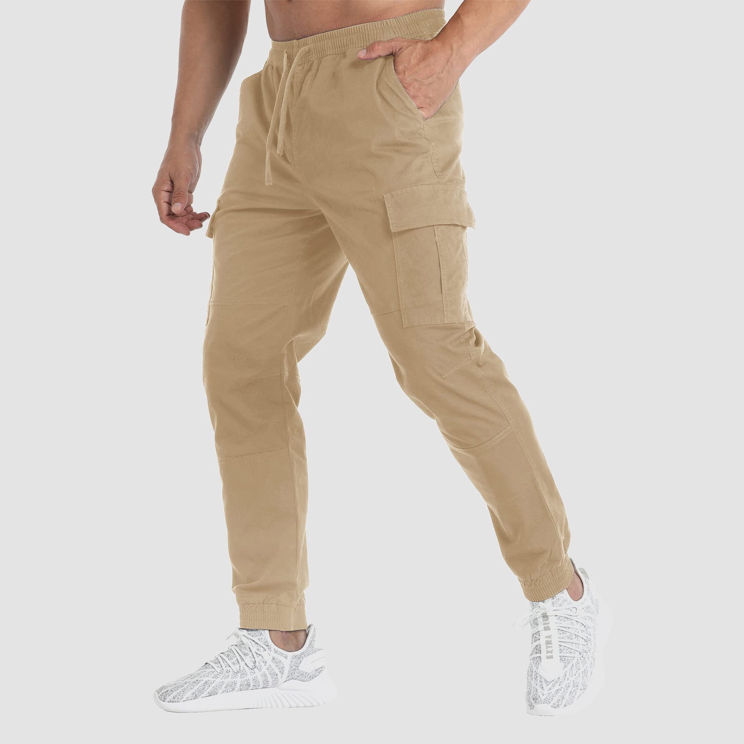 Men's Cargo Pants Elastic Waist Quick Dry Trousers – MAGCOMSEN