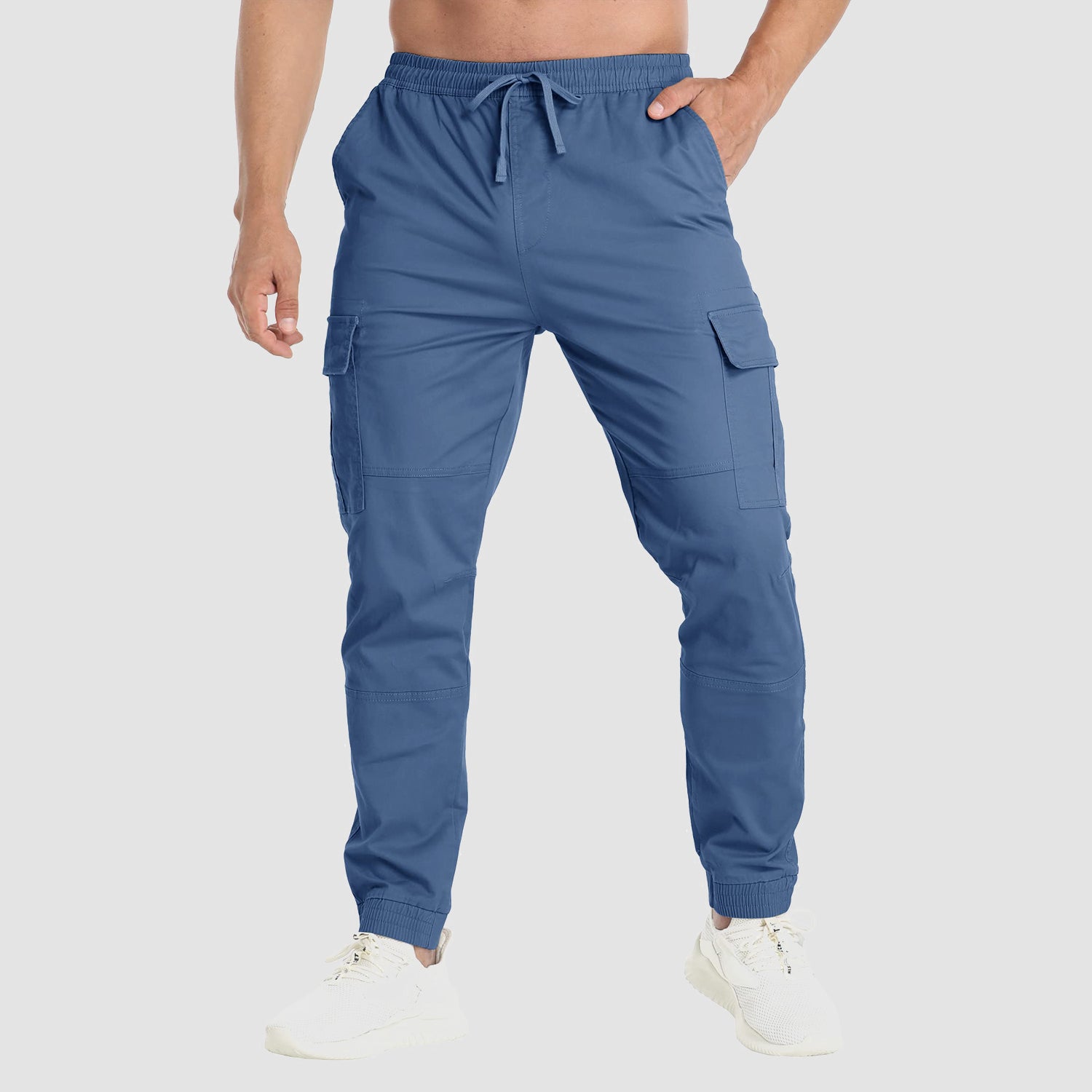 Men's Cargo Pants Elastic Waist Quick Dry Trousers – MAGCOMSEN