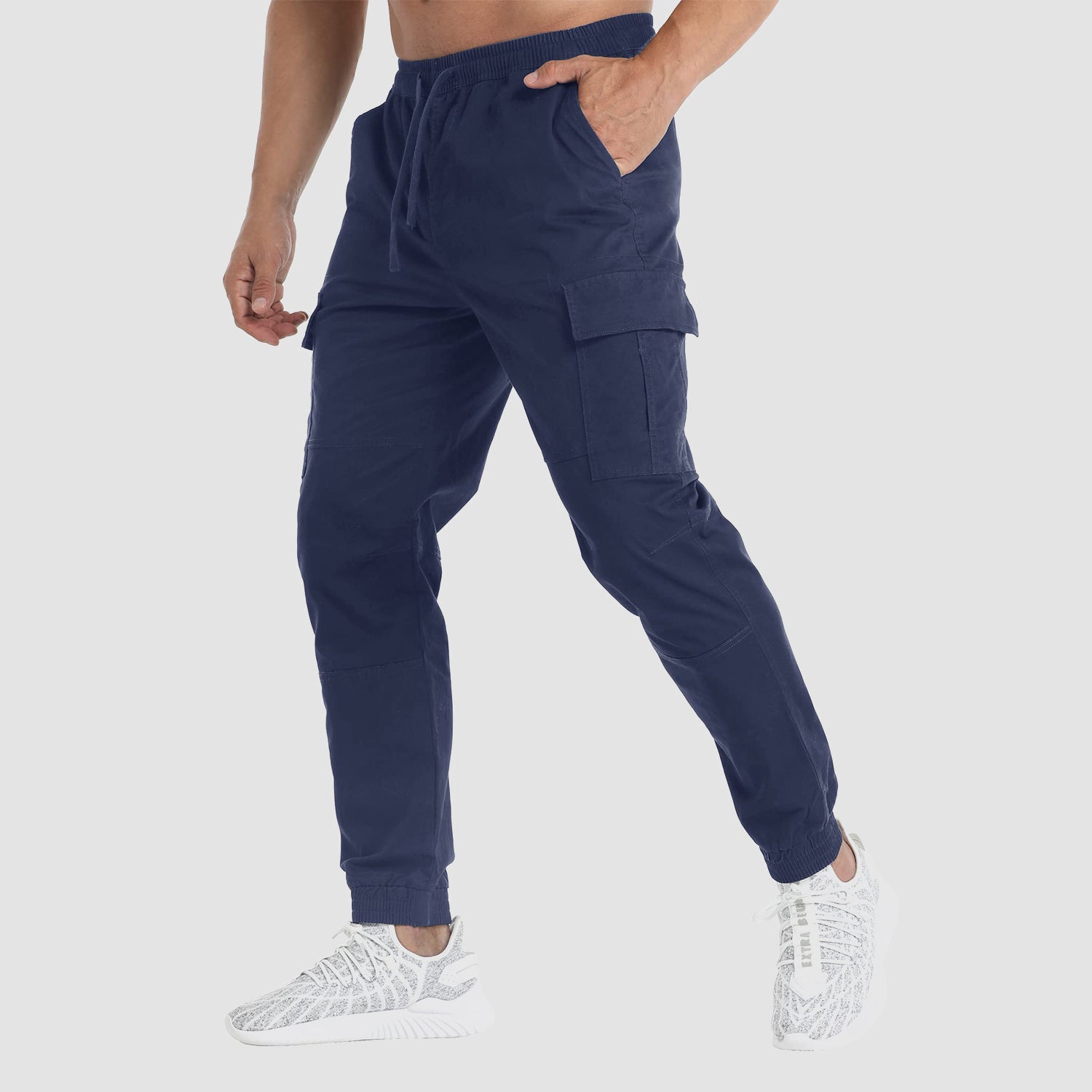 Jack & Jones Men's Cuffed Cargo Trousers Slim Fit Casual Combat Bottom  28W-36W | eBay