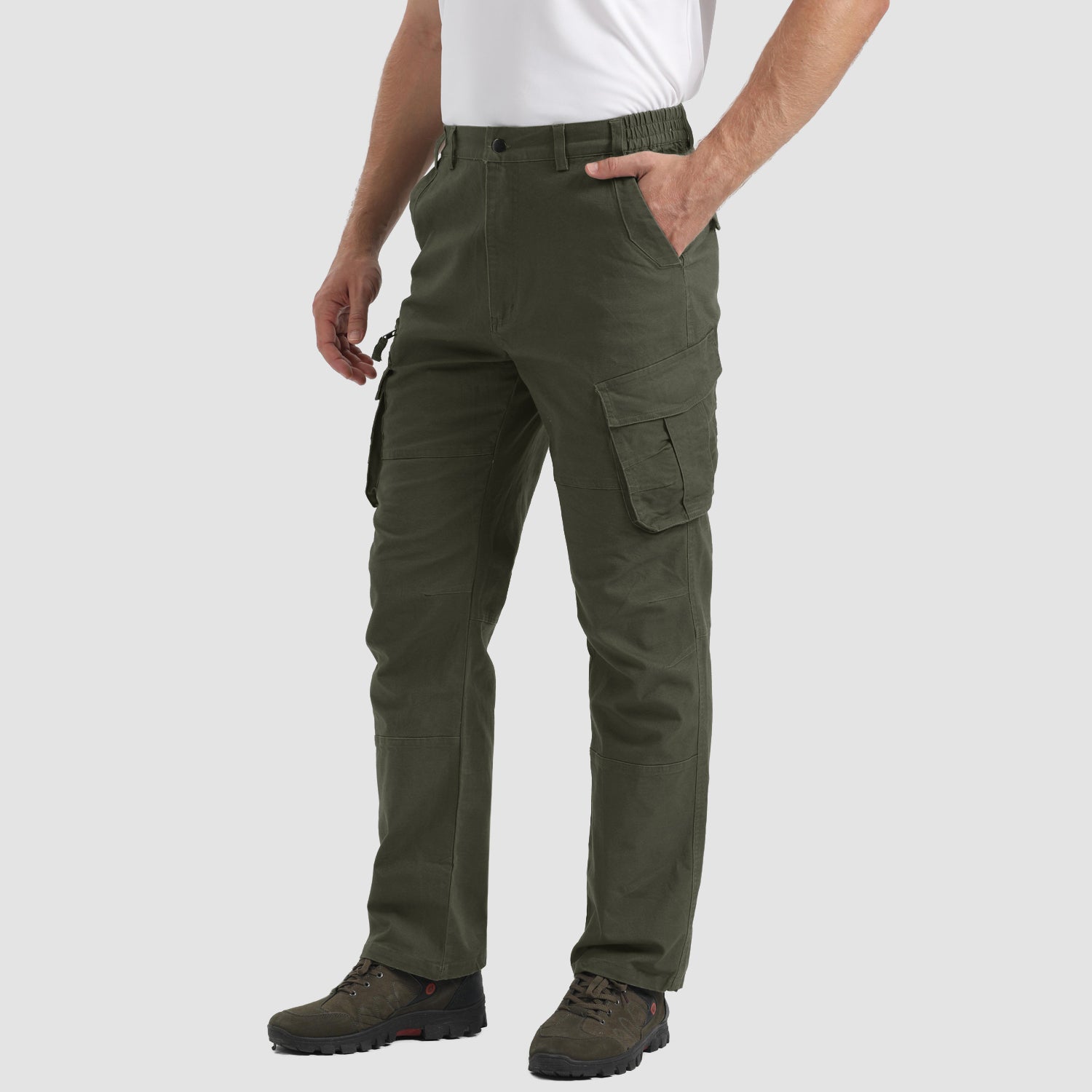 MAGCOMSEN Lightweight Hiking Pant Men Summer Cargo Pants Quick-Dry Nylon  Water-Resistant Outdoor Fishing Casual Trouser