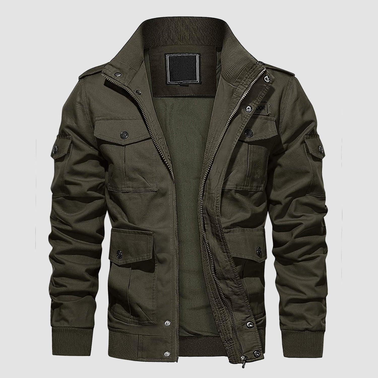 Cotton hot sale cargo jacket