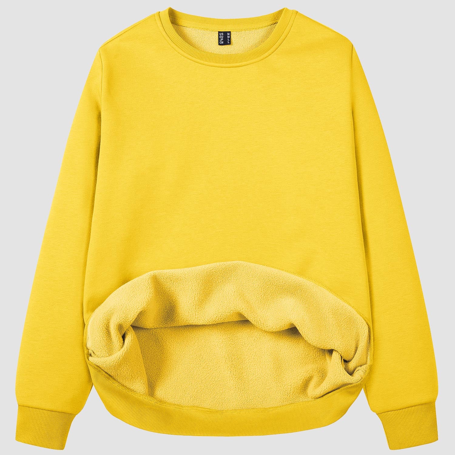 Women's Crewneck Sweatshirt Long Sleeve Casual Warm Fleece Pullover Sweater