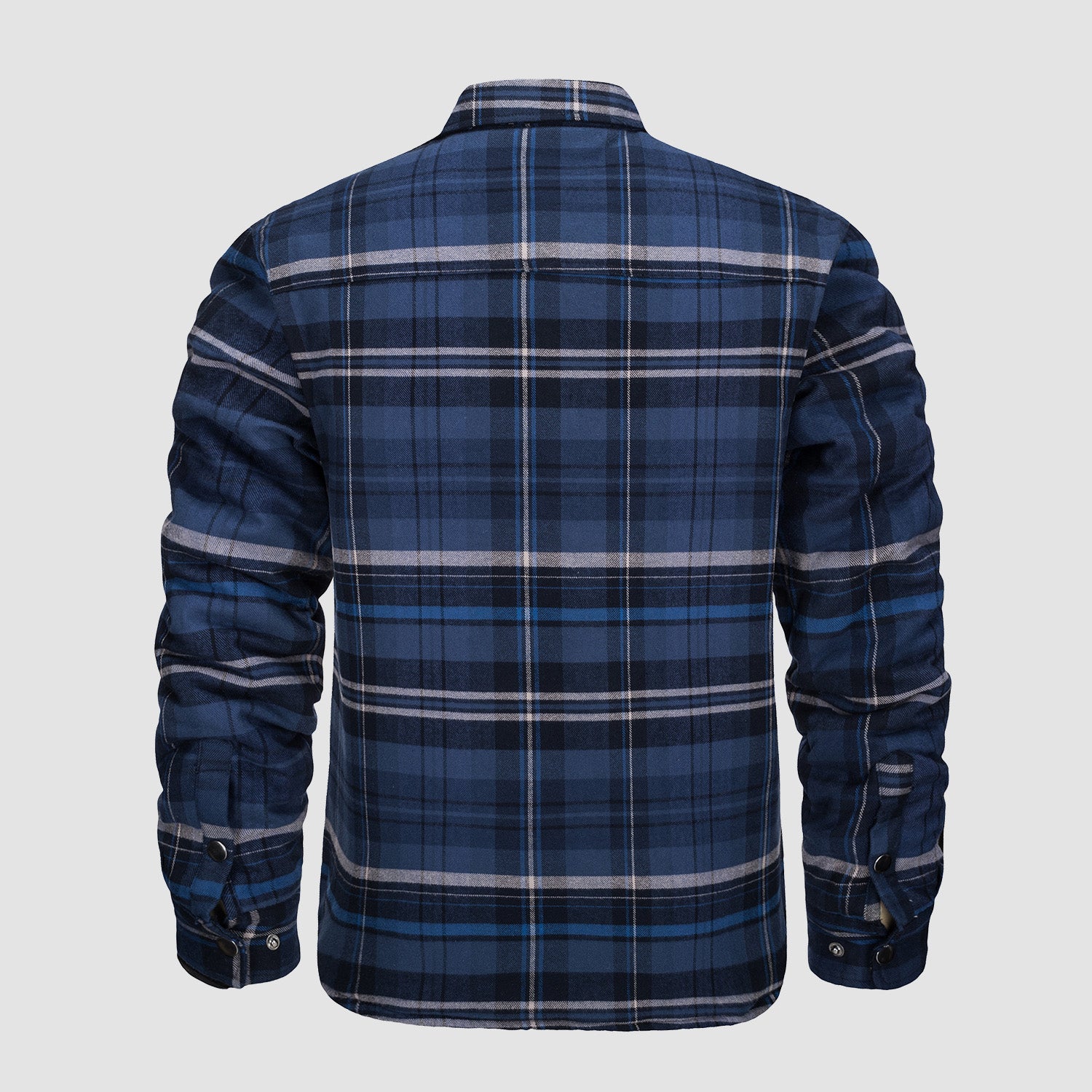Plaid Shirt Jacket - Grey