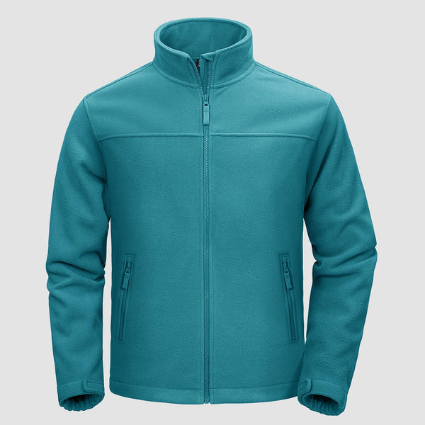 Men's Fleece Jacket Full Zip Lightweight Casual Jacket