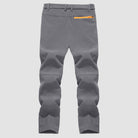 Men's Fleece Lined Softshell Pants with 4 Zipper Pockets Water Resistant Outdoor Hiking Skiing Pants