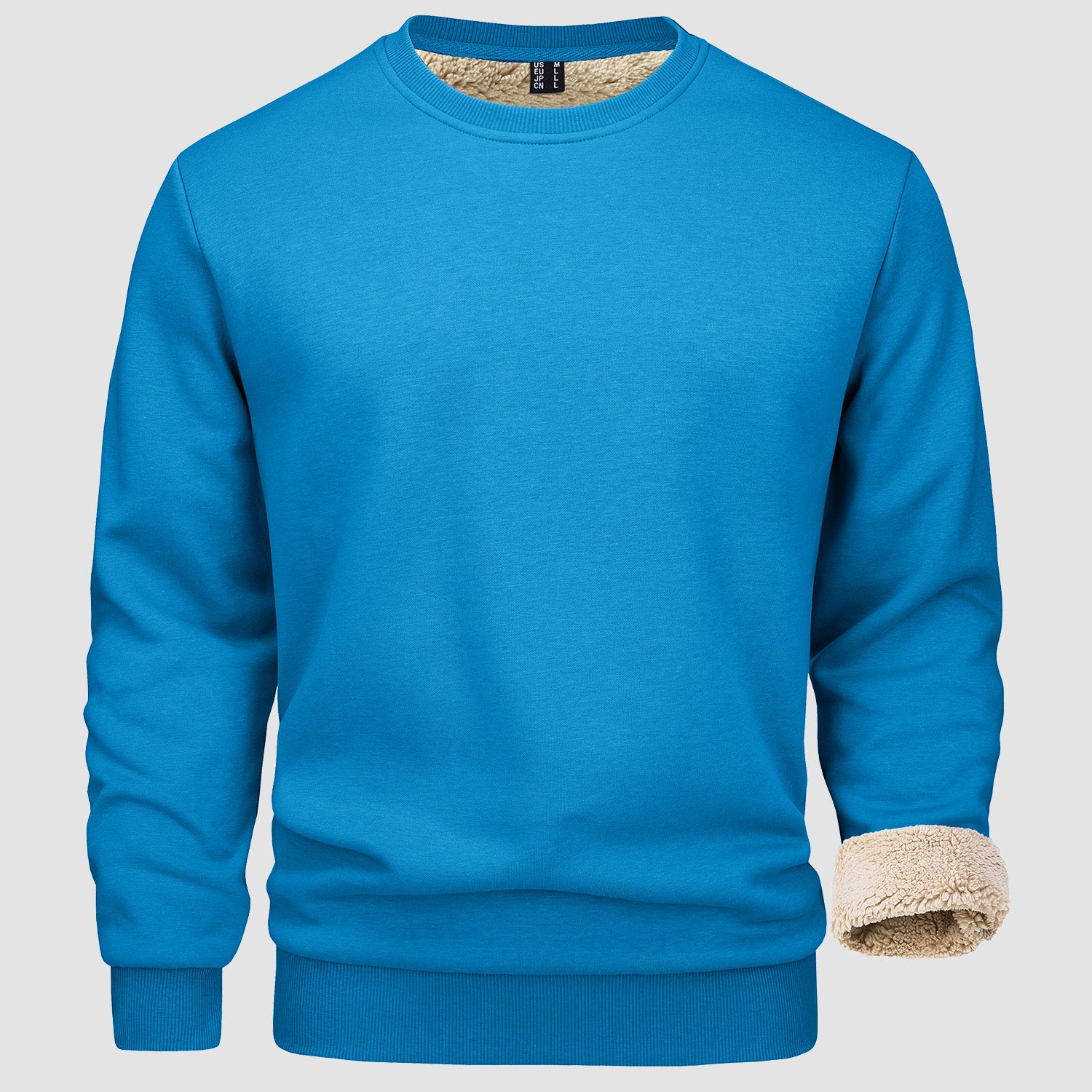 Fleece lined cheap crew neck sweatshirts