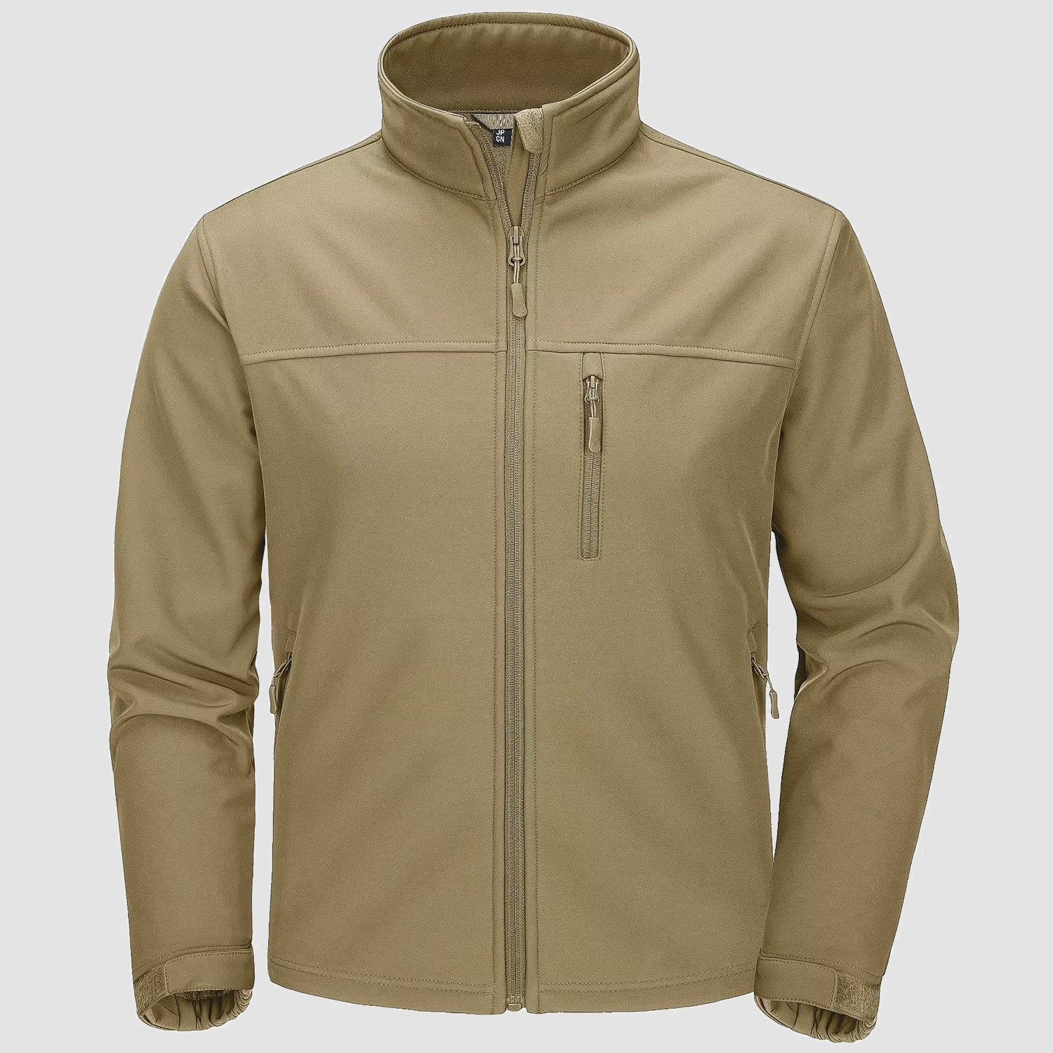 Men's Fleece Lined Jacket Lightweight Waterproof Jacket