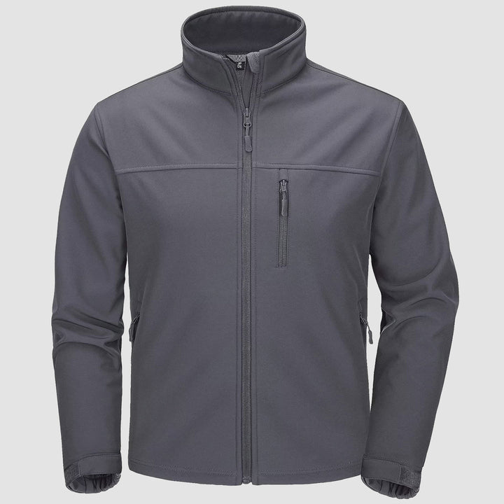 Men's Fleece Lined Jacket Lightweight Waterproof Jacket - MAGCOMSEN