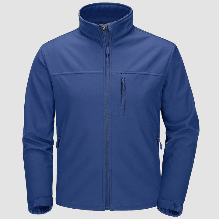 Men's Fleece Lined Jacket Lightweight Waterproof Jacket - MAGCOMSEN