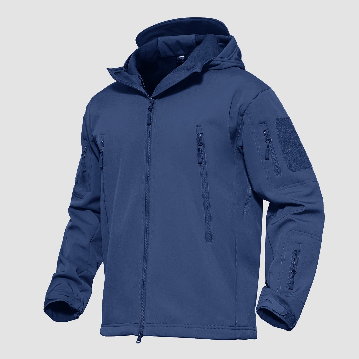 Men's Hooded Tactical Jacket  Resistant Soft Shell Winter Coats