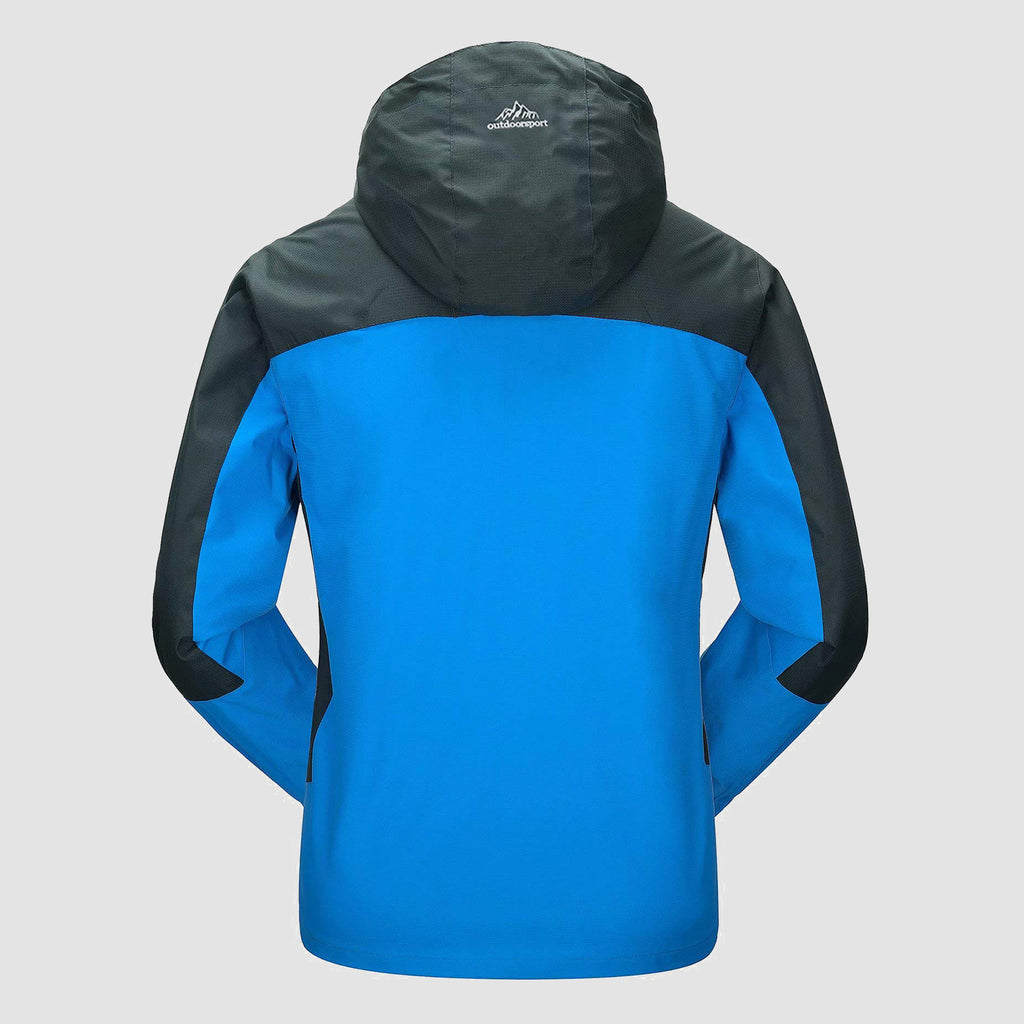 Men's Hooded Waterproof Jacket Lightweight Rain Jacket Running Jacket Sportswear