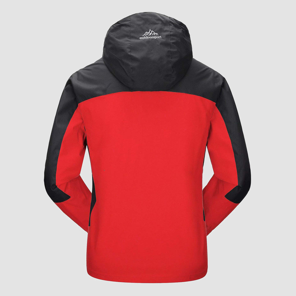 Men's Hooded Waterproof Jacket Lightweight Rain Jacket Running Jacket Sportswear