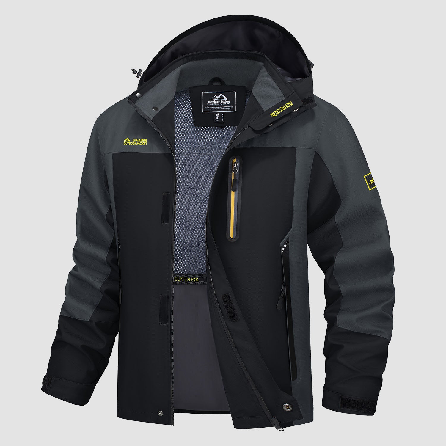 Men's Windproof Warm Jackets: Lightweight, Waterproof Sports Coat For  Outdoor Activities (Fishing, Hiking, Camping)