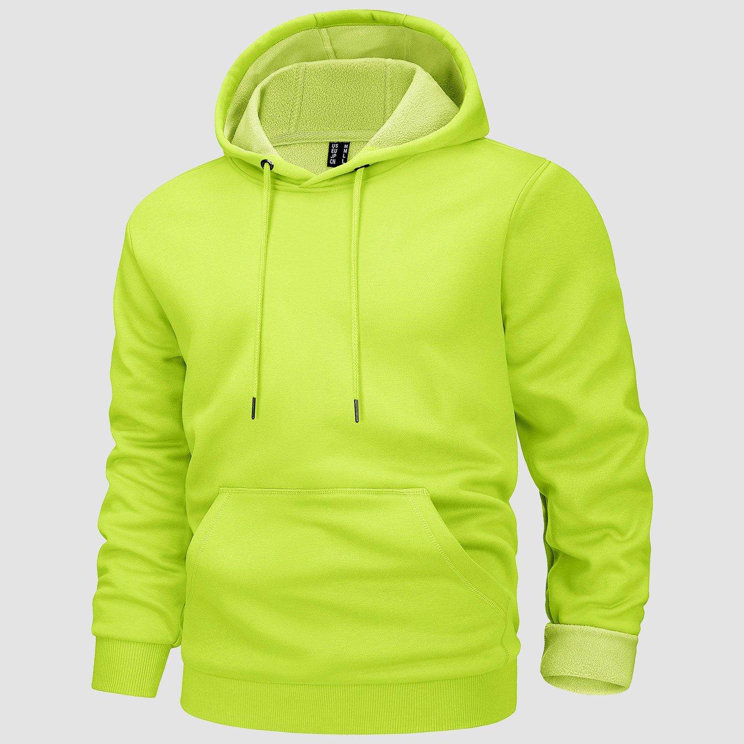 Neon green hotsell mens hoodie