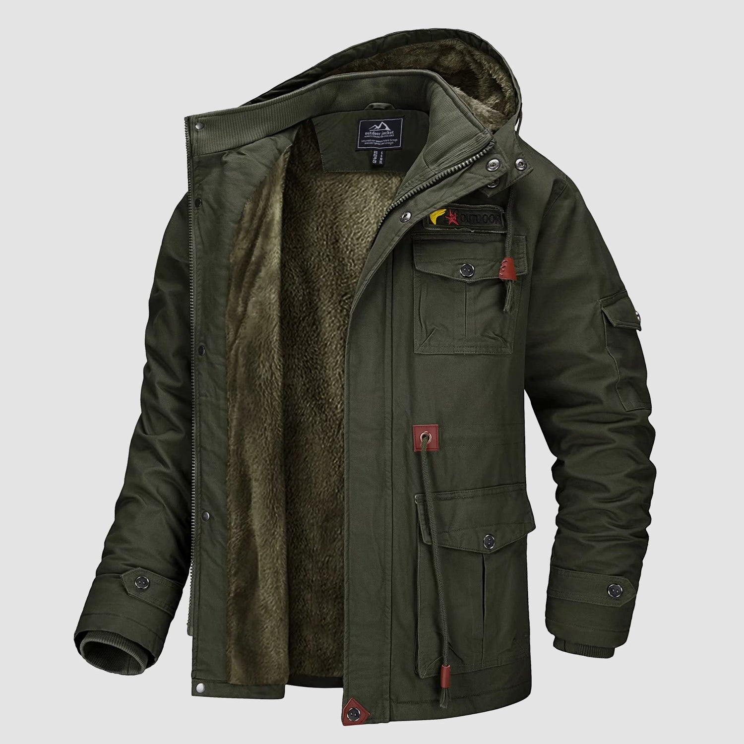 Cargo Jacket, Men's Winter Jacket
