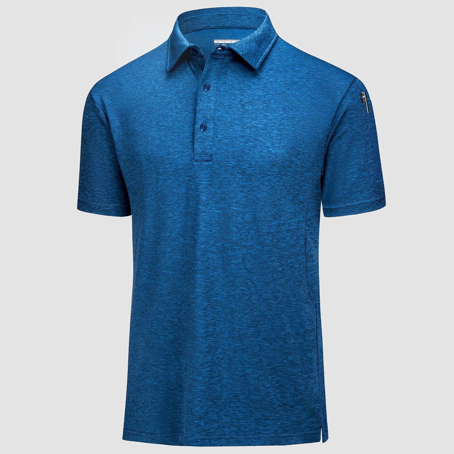 Men's Jersey Breathable Polo T-shirt Quick Dry Performance Golf Sports