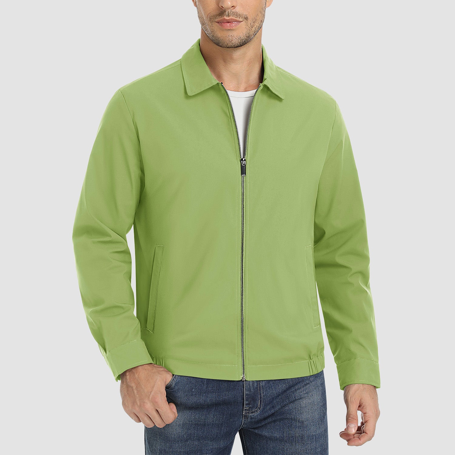 Men's Lightweight Jacket Casual Laydown Collar Jacket – MAGCOMSEN
