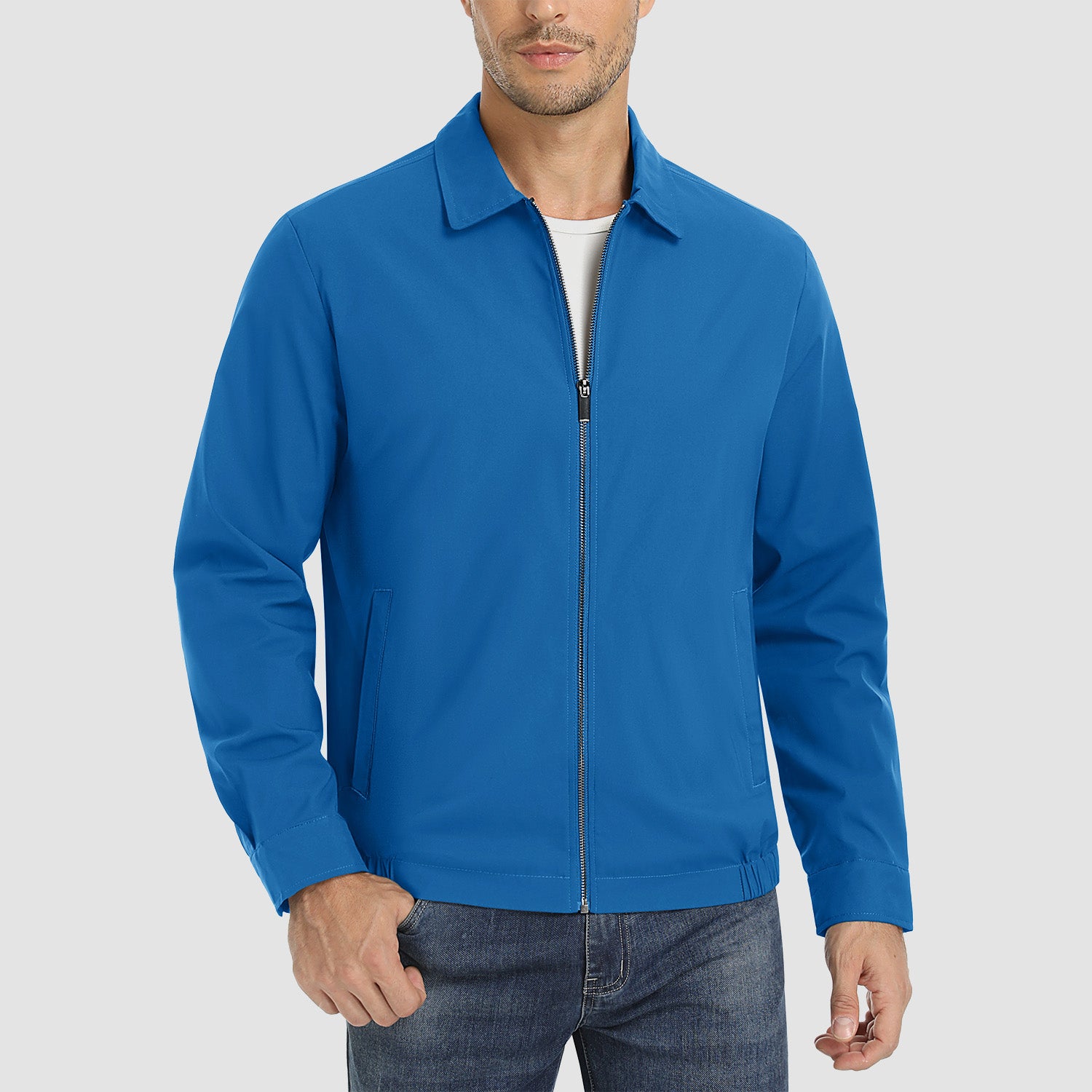 Full Sleeve Color Block Men Jacket – TRIPR